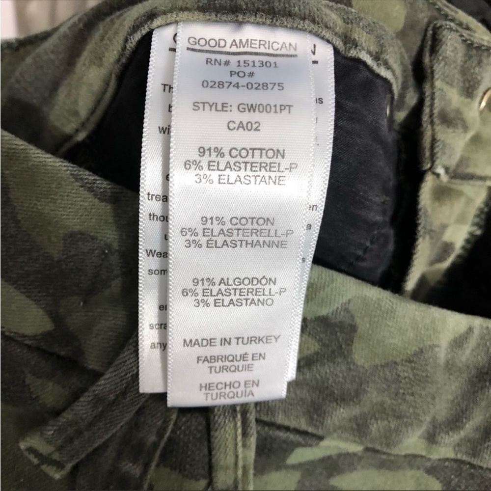 Good American Good Waist High Rise Camo Skinny Jeans - Picture 7 of 16